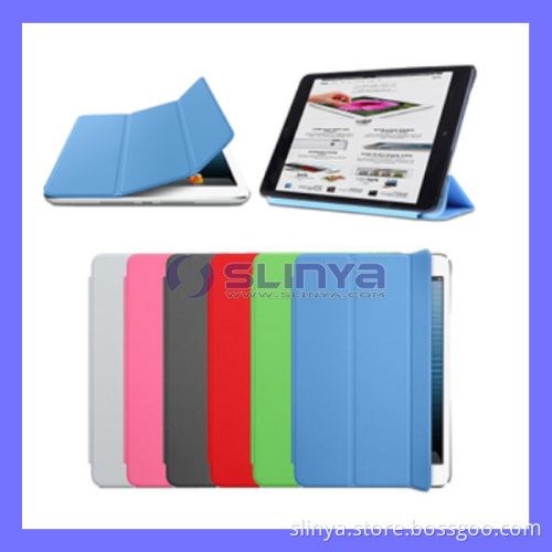 PU Smart Case for iPad Mini Leather Cover Fold Stand (CASE-515)